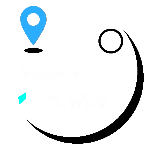Map of Indonesia with PLTD locations marked