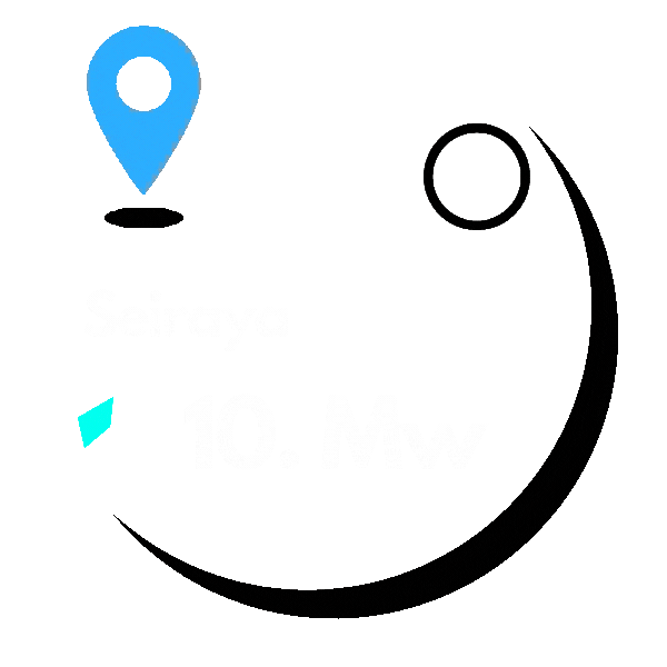 Map of Indonesia with PLTD locations marked